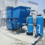 Industrial sewage treatment plant for clean water discharge