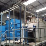 Sewage treatment plant purifies wastewater efficiently for industries