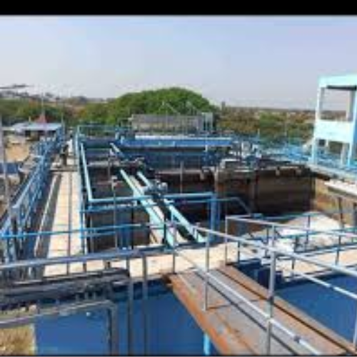 Project gallery aerial view - multiple treatment plants (STP, ETP, WTP)